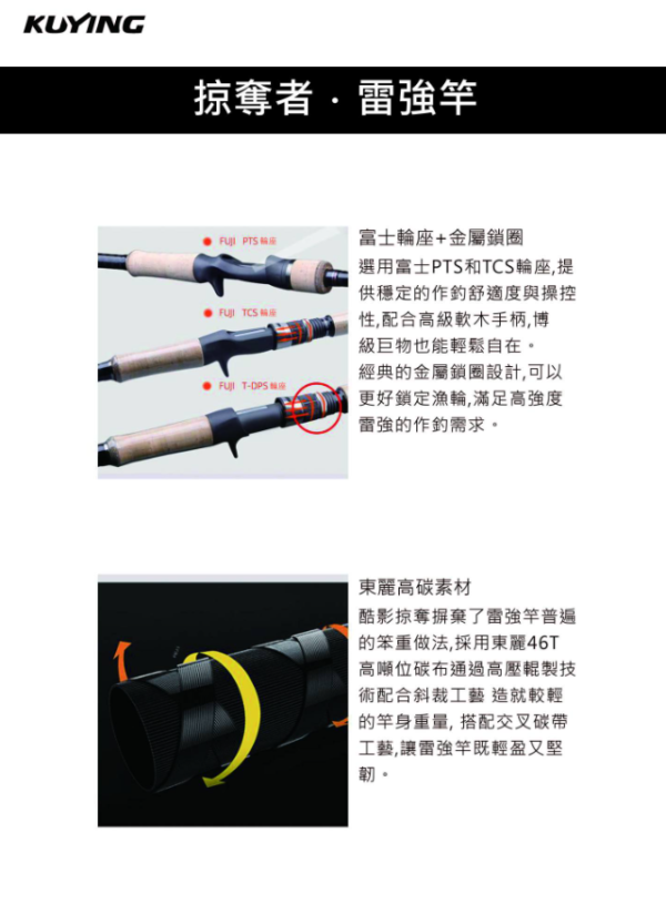 Kuying 酷影 掠奪者 雷強竿