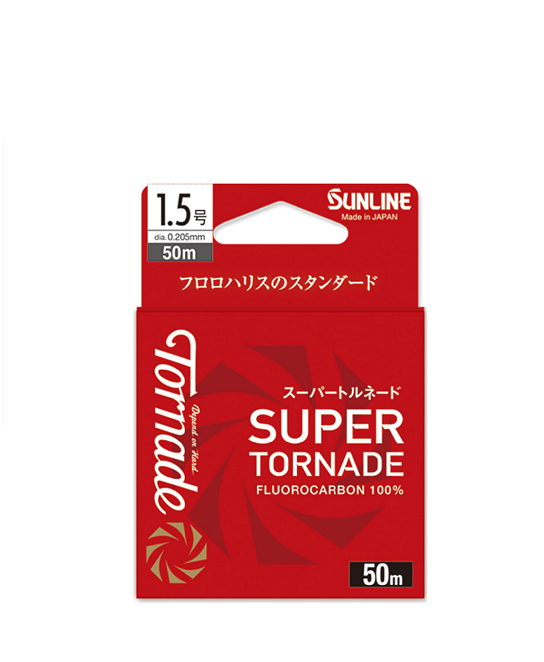 SUNLINE SUPER TORNADE 50米 碳纖線
