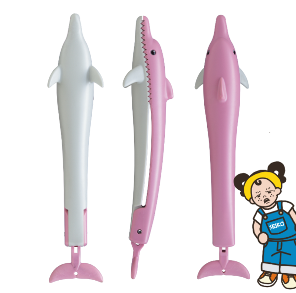 DAIICHISEIKO 第一精工王樣印 Dolphin-yan! Grip 魚夾 (粉色)