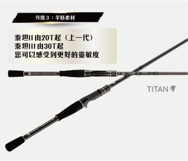Abu Garcia TITAN3 – 泰坦 III 淡水路亞竿